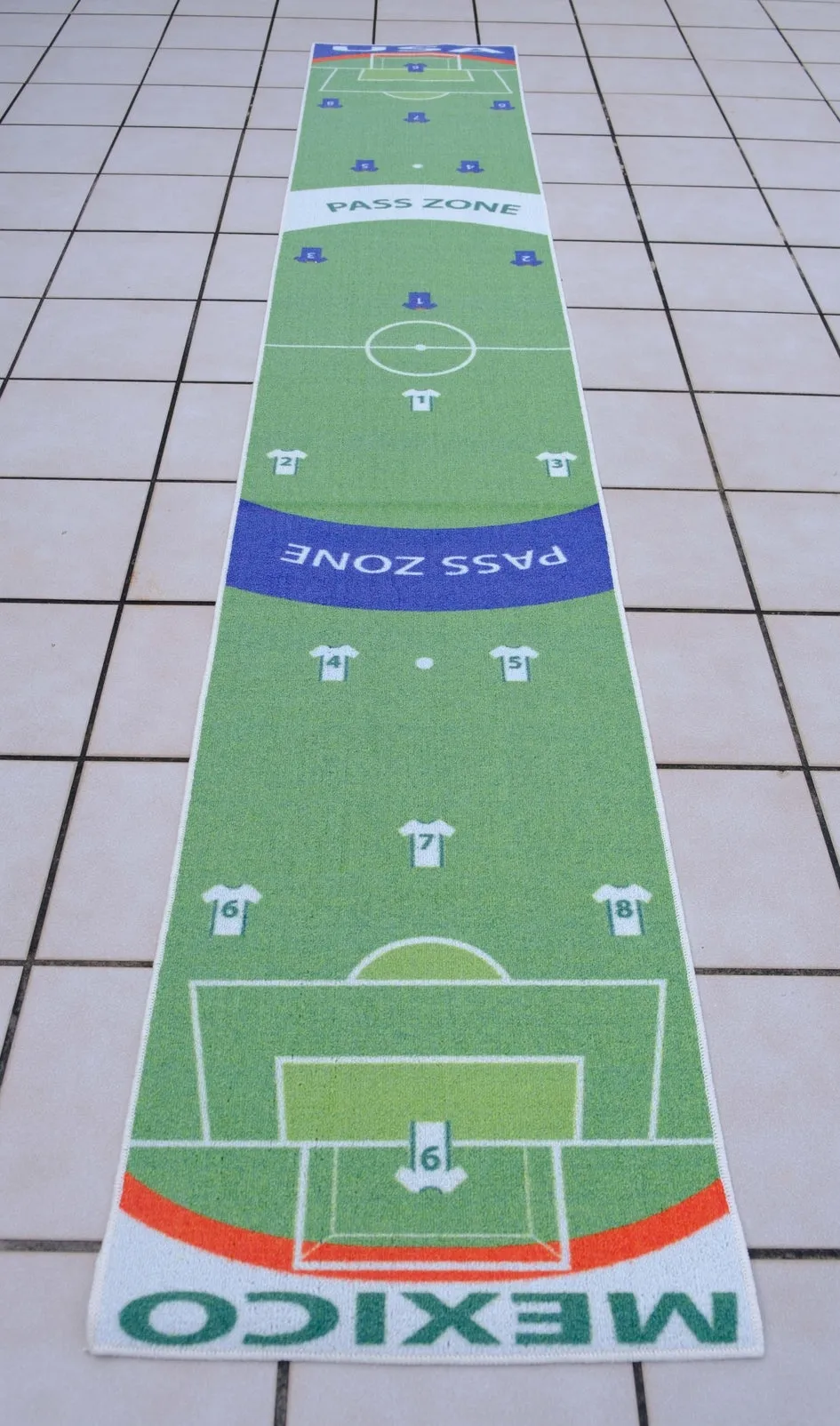 Putt 9 Soccer - Golf Putting Mat - Interactive Putting Game Blending Golf and Soccer!