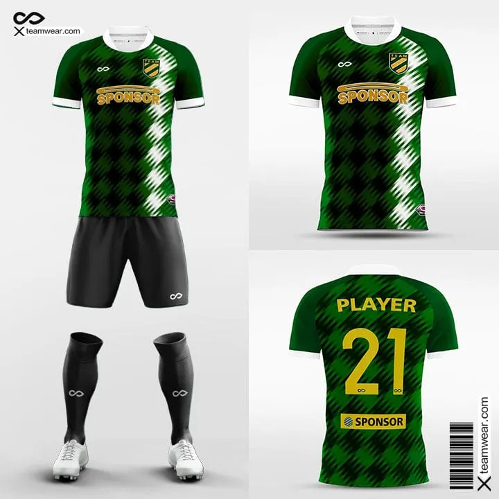 Retro - Striped Block Custom Soccer Kits Short Sleeve