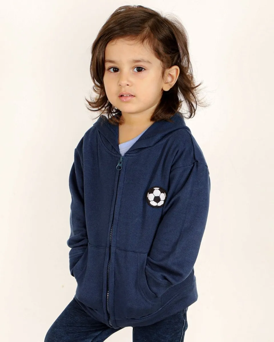 Soccer Squad Unisex Kids Zipper Jacket