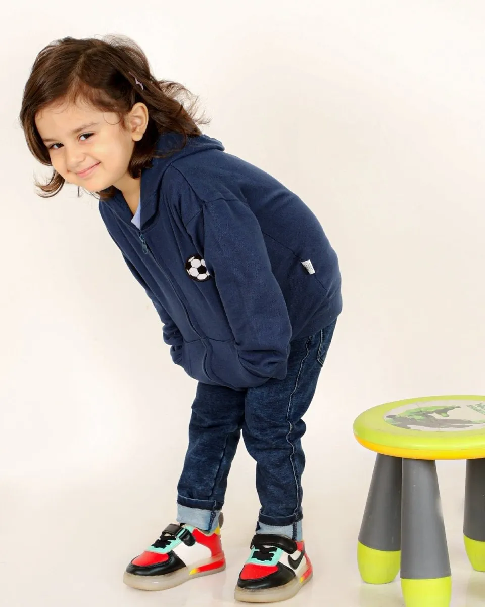 Soccer Squad Unisex Kids Zipper Jacket