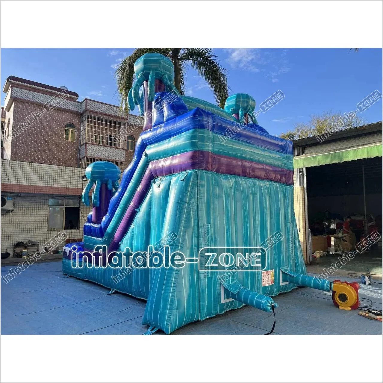 Water Slide Jumping Castle Slip And Inflatables For Adults Near Me Big Blow Up Bounce House Slide