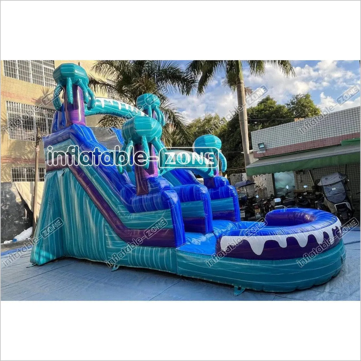 Water Slide Jumping Castle Slip And Inflatables For Adults Near Me Big Blow Up Bounce House Slide